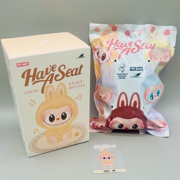 Pop Mart BABA The Monsters LABUBU Have A Seat Series In Sealed Bag Authentic NEW - Picture 3 of 8